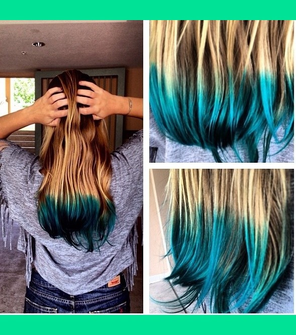 color en puntas del cabello
