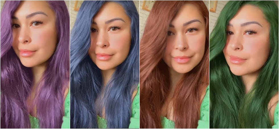 filtro que cambia el color del cabello