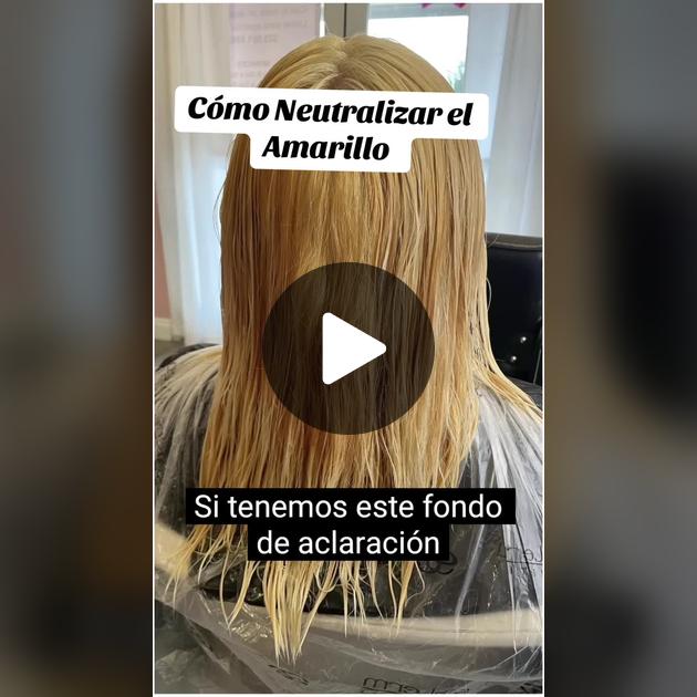 como quitar el color amarillo del cabello con tinte