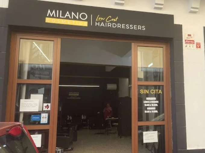 peluquería milano cosmetics low cost vegueta