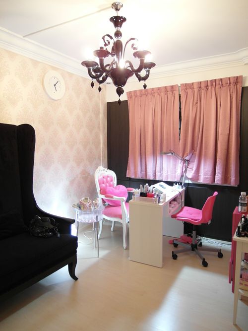 cortinas para salon de belleza