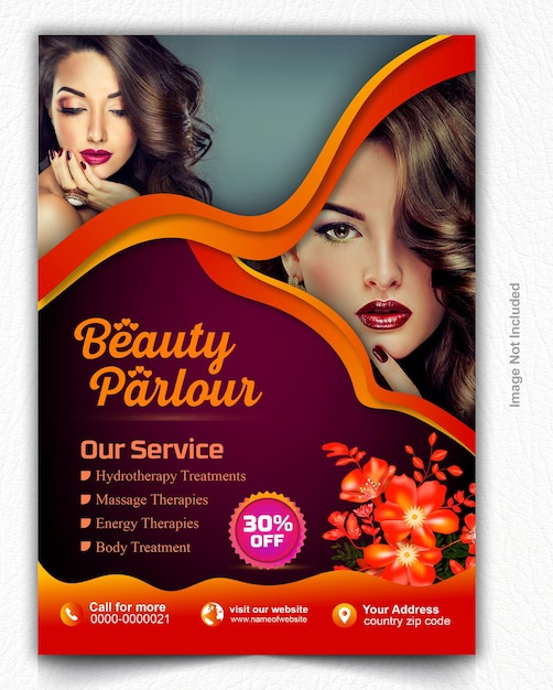salon de belleza cartel